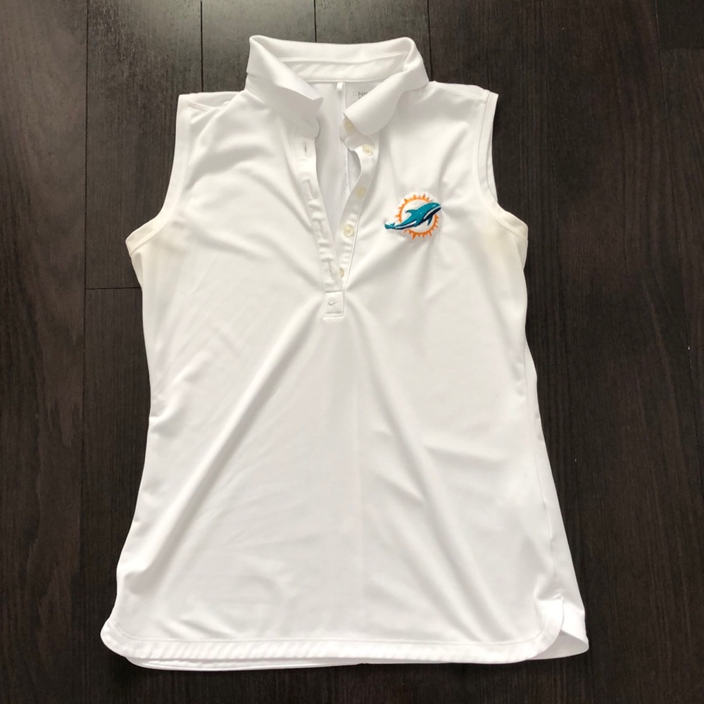 Nike Golf Dri-Fit Miami Dolphins polo
